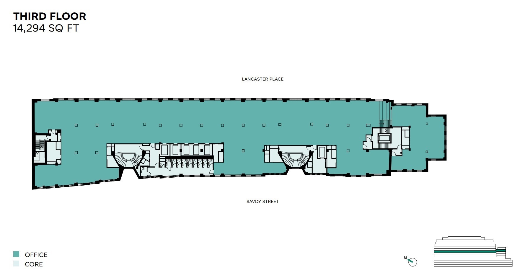 12-13 Lancaster Pl, London for lease Floor Plan- Image 1 of 1