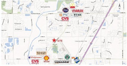 10412 Allisonville Rd, Fishers, IN - AERIAL  map view - Image1