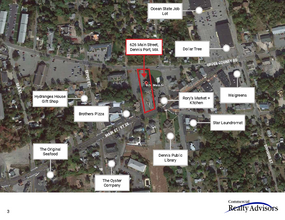 626 Main St, Dennis Port, MA - aerial  map view