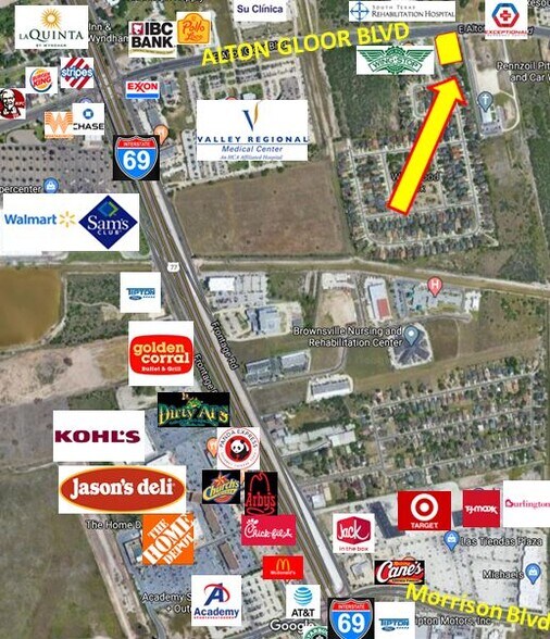 E Alton Gloor Blvd & Windwood Way, Brownsville, TX 78526