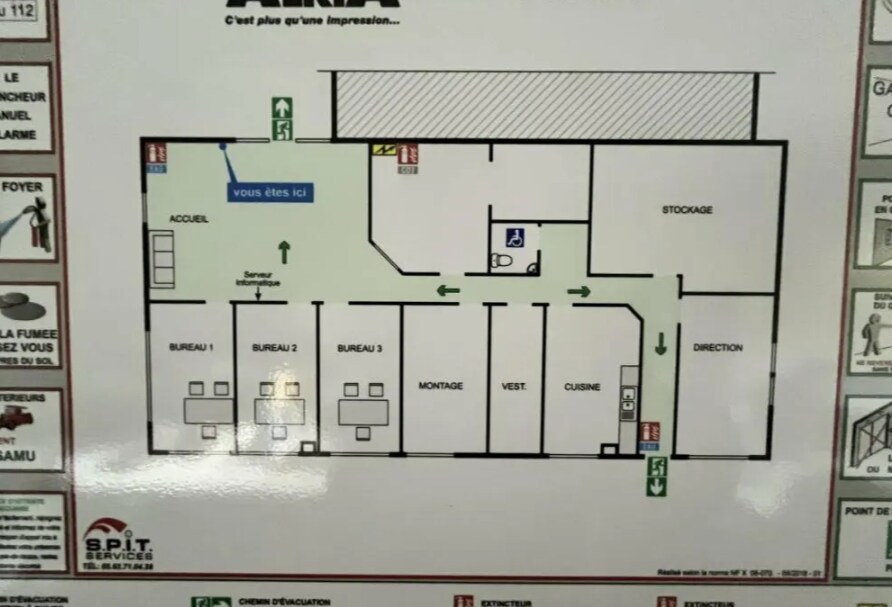 Office in Saint-Jean for lease Floor Plan- Image 1 of 1