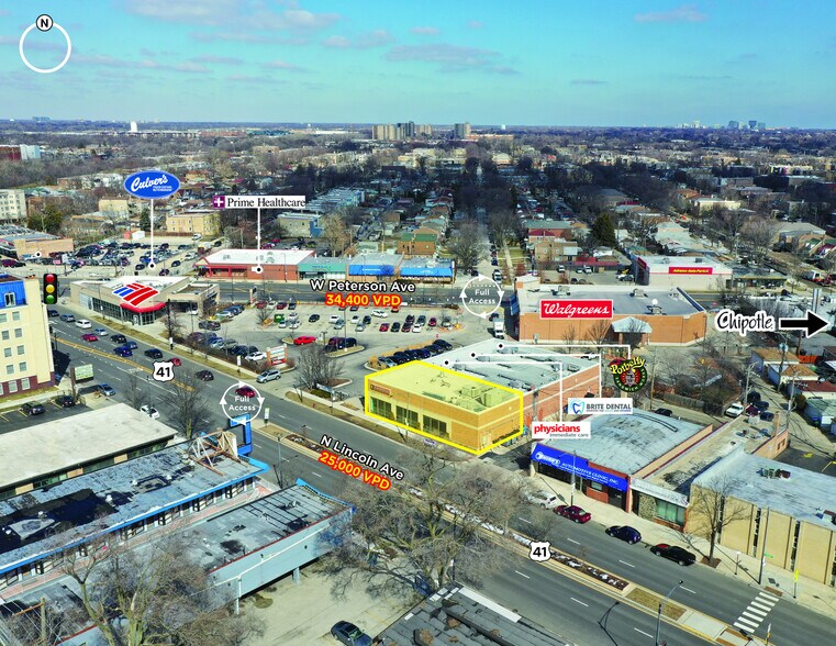 5961 N Lincoln Ave, Chicago, IL for lease - Building Photo - Image 1 of 7