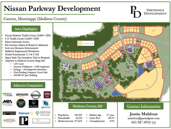 More details for 0 Nissan Pkwy, Canton, MS - Land for Sale