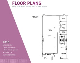 9810 Summers Ridge Rd, San Diego, CA for lease Floor Plan- Image 1 of 1