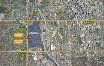 963 Federal Blvd, Denver, CO - AERIAL  map view