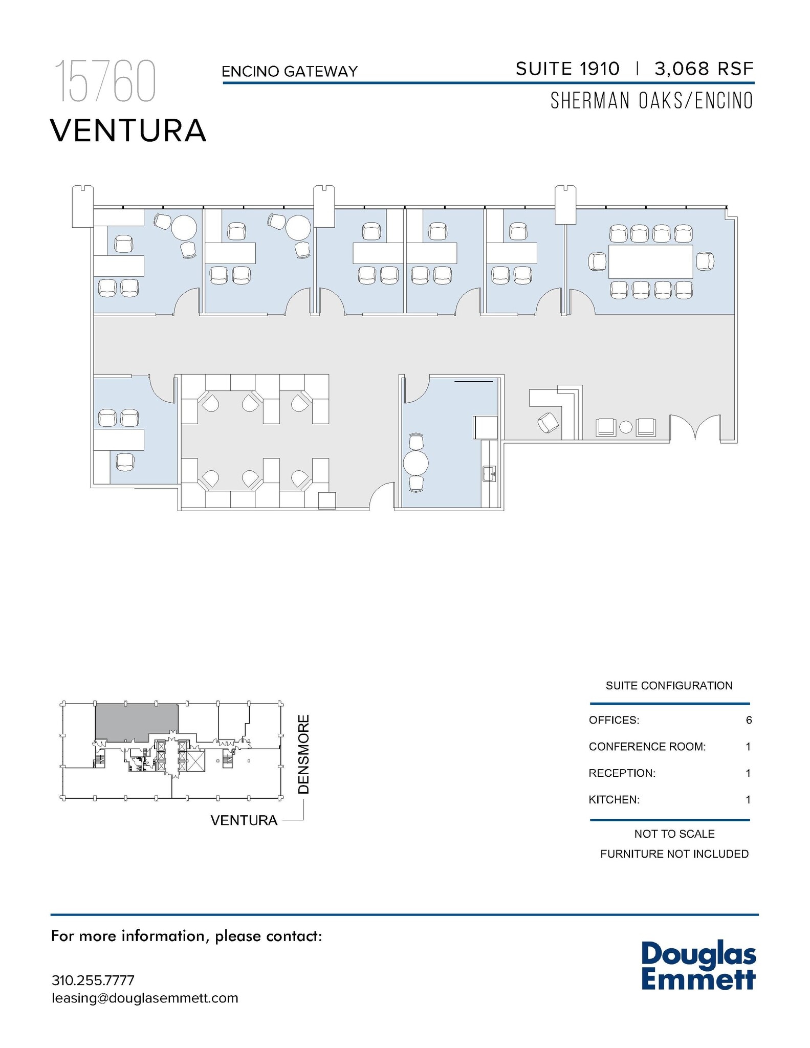 15760 Ventura Blvd, Encino, CA for lease Floor Plan- Image 1 of 1