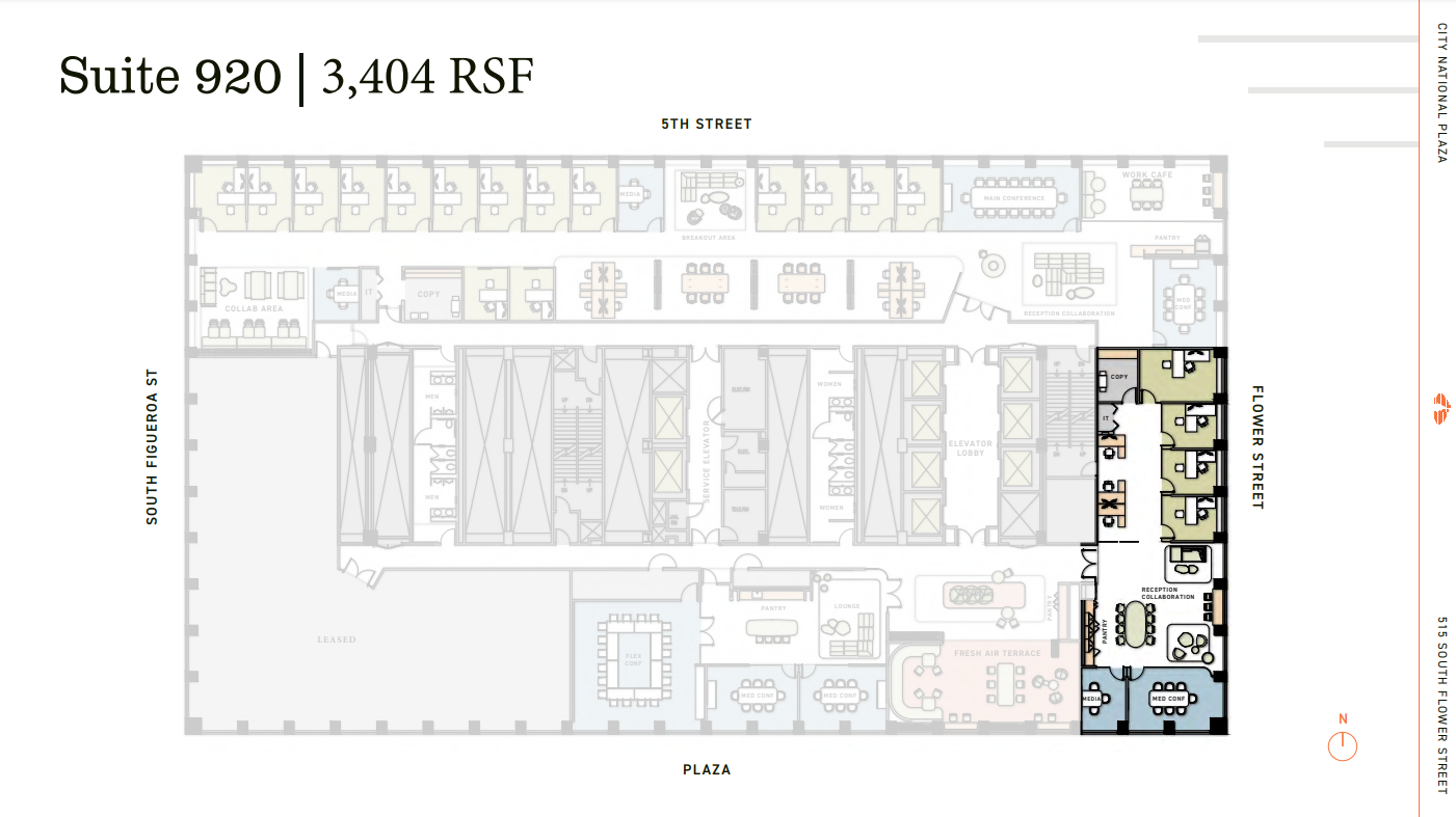 515 S Flower St, Los Angeles, CA for lease Floor Plan- Image 1 of 1