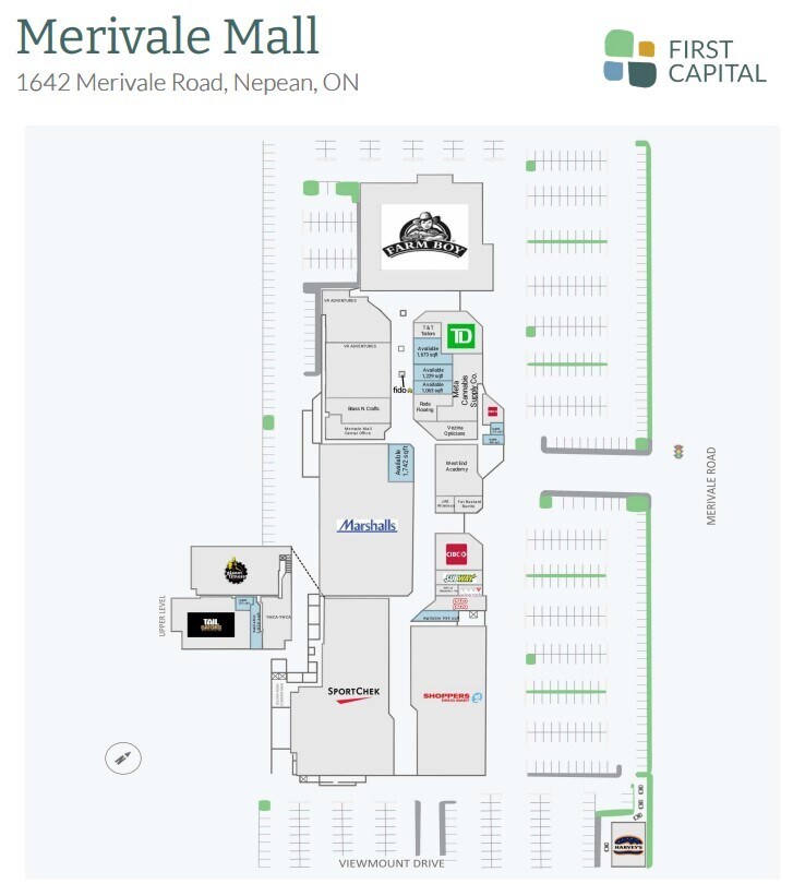 1642 Merivale Rd, Ottawa, ON for lease Site Plan- Image 1 of 1