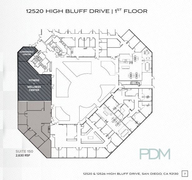 12520 High Bluff Dr, San Diego, CA for lease Floor Plan- Image 1 of 1