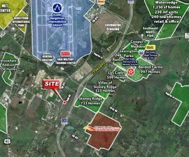 10902 McAngus Rd, Del Valle, TX - AERIAL  map view