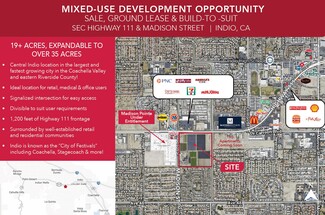 More details for SEC Highway 111 & Madison Street, Indio, CA - Retail for Lease