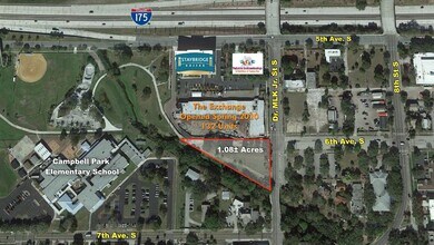 6th Ave S & DR MLK St, Saint Petersburg, FL - AERIAL  map view