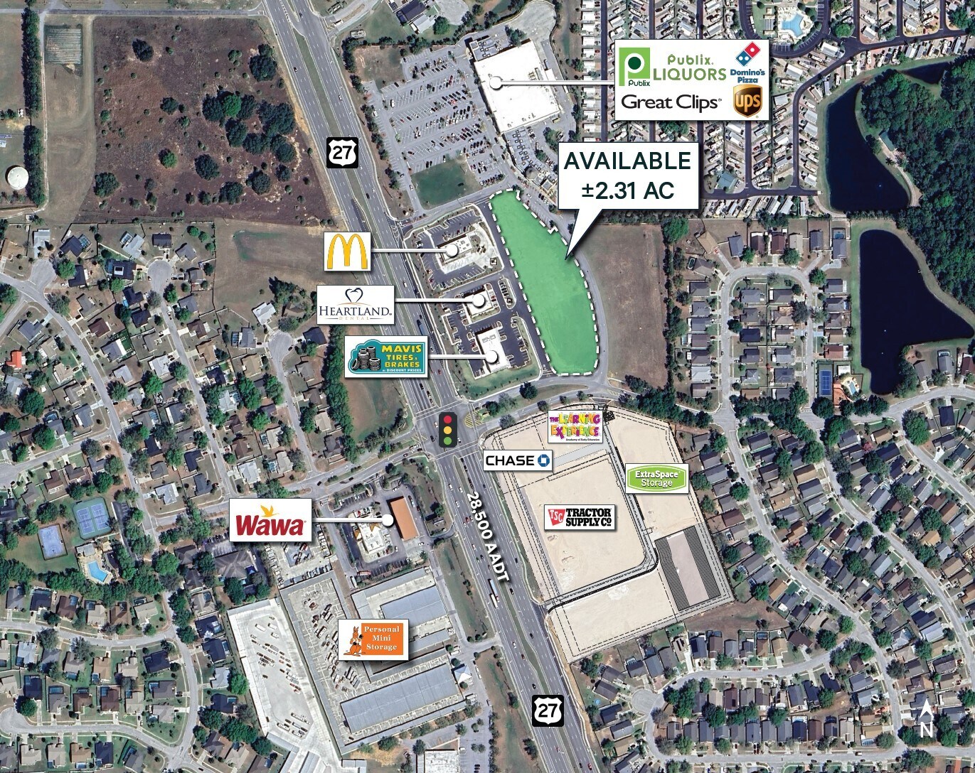 US Hwy 27 & Golden Eagle Blvd, Clermont, FL for lease Aerial- Image 1 of 3
