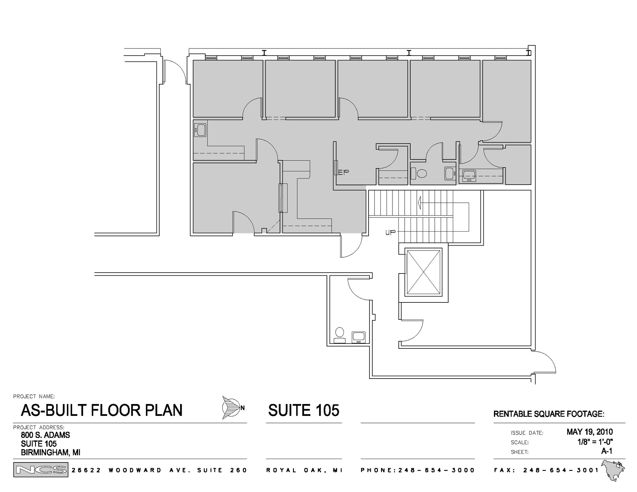 800 S Adams Rd, Birmingham, MI for lease Floor Plan- Image 1 of 6