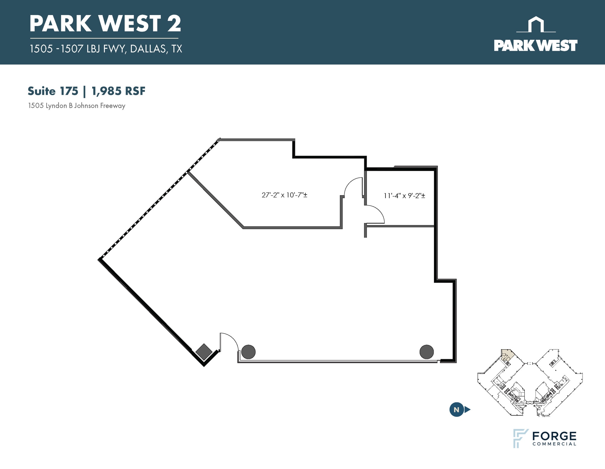 1501-1507 Lyndon B Johnson Fwy, Dallas, TX for lease Floor Plan- Image 1 of 1