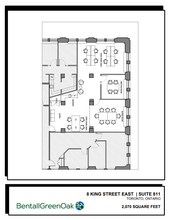 8 King St E, Toronto, ON for lease Floor Plan- Image 1 of 1