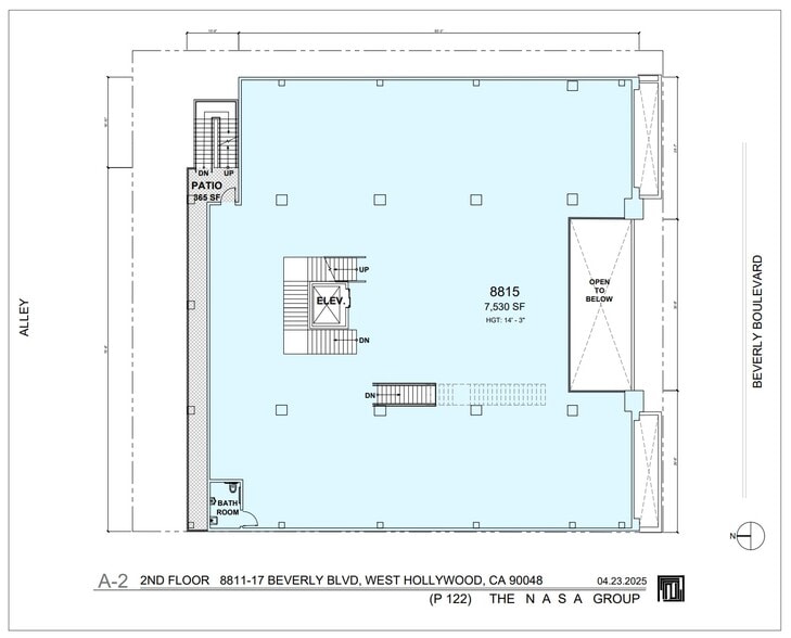 8815-8817 Beverly Blvd, West Hollywood, CA for lease - Floor Plan - Image 3 of 3