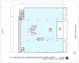 8815-8817 Beverly Blvd, West Hollywood, CA for lease Floor Plan- Image 1 of 1