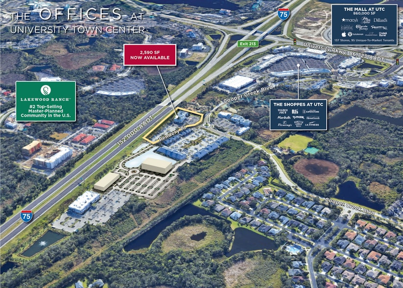 8043 Cooper Creek Blvd, University Park, FL for lease - Aerial - Image 2 of 5