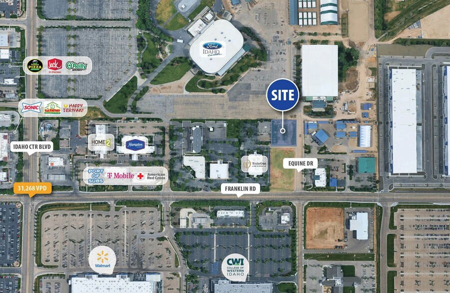 16079 Equine Dr, Nampa, ID for lease - Aerial - Image 2 of 4