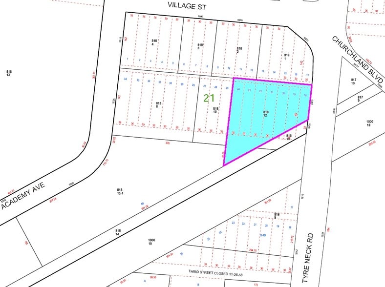 3300 Tyre Neck Rd, Portsmouth, VA for lease - Plat Map - Image 2 of 5
