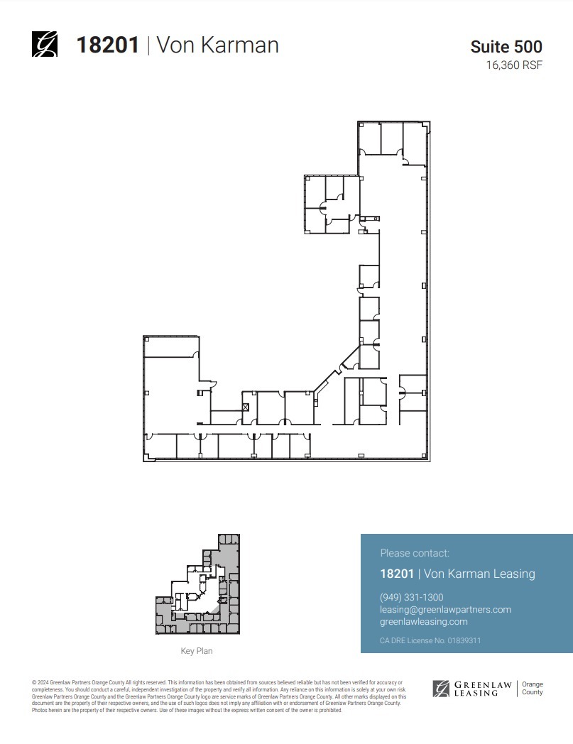 18301 Von Karman Ave, Irvine, CA for lease Floor Plan- Image 1 of 1