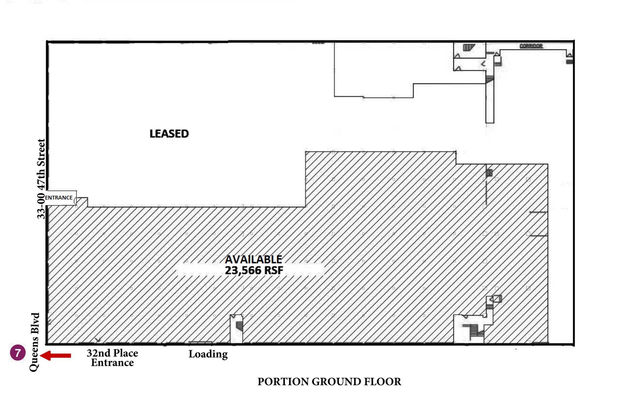 33-00 47th Ave, Long Island City, NY for lease Floor Plan- Image 1 of 1