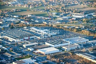 Lescar - AERIAL map view