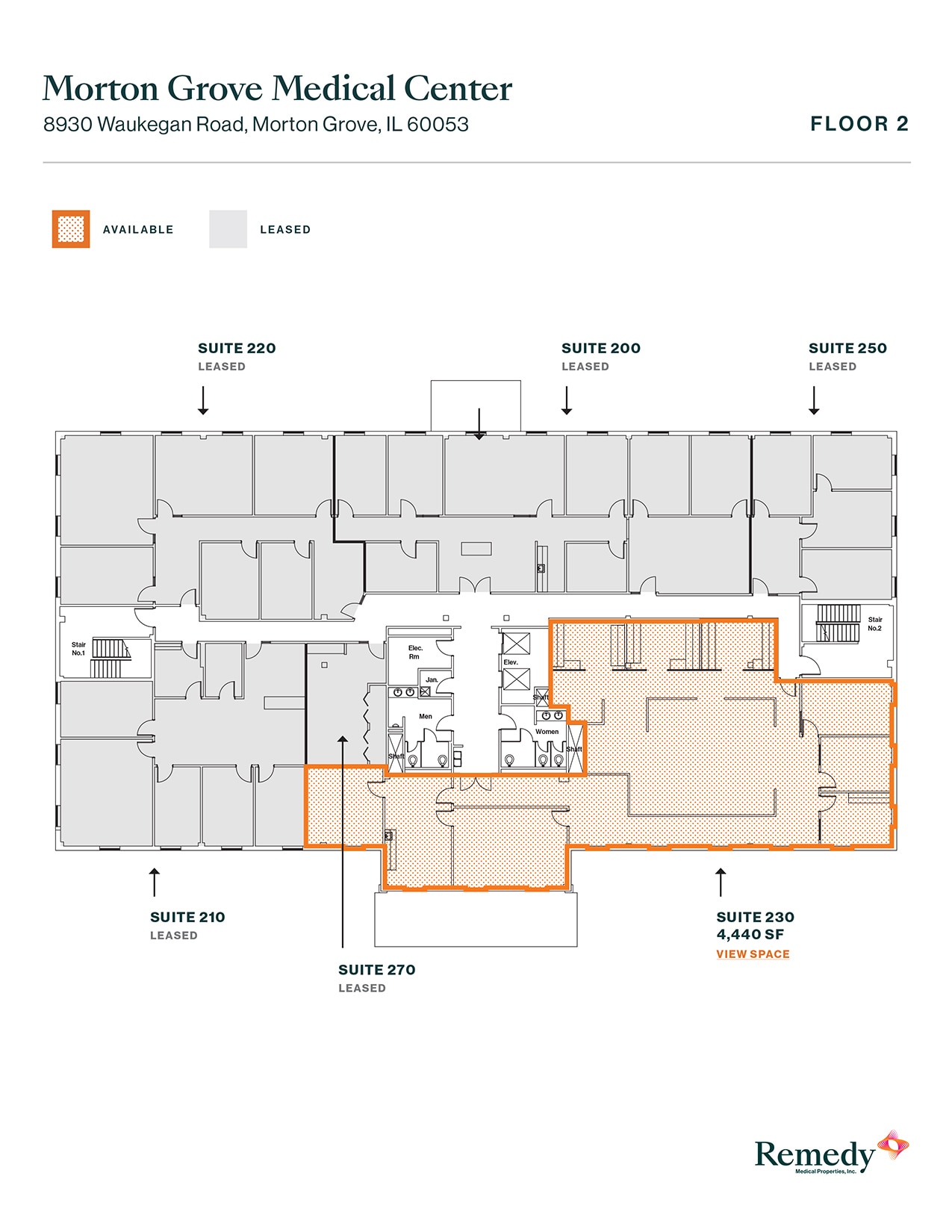 8930 Waukegan Rd, Morton Grove, IL for lease Floor Plan- Image 1 of 1