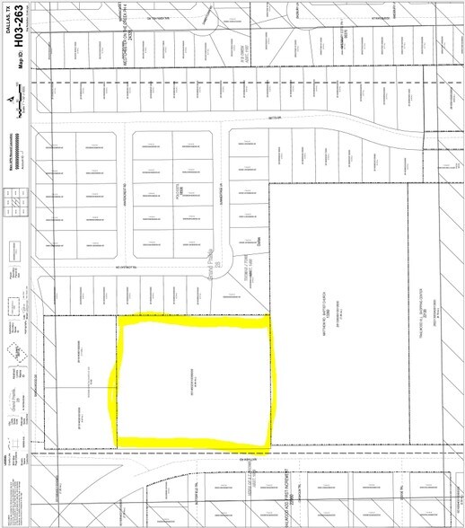 4501 Matthew Rd, Grand Prairie, TX for sale - Plat Map - Image 1 of 1