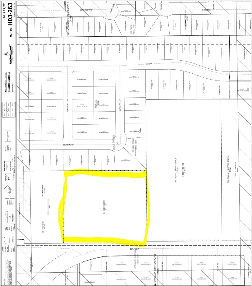 4501 Matthew Rd, Grand Prairie, TX for sale Plat Map- Image 1 of 1