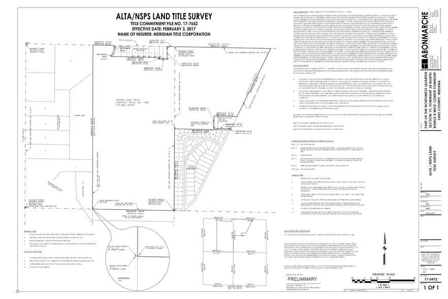 4075 W 125th Ave, Crown Point, IN for sale - Site Plan - Image 2 of 2