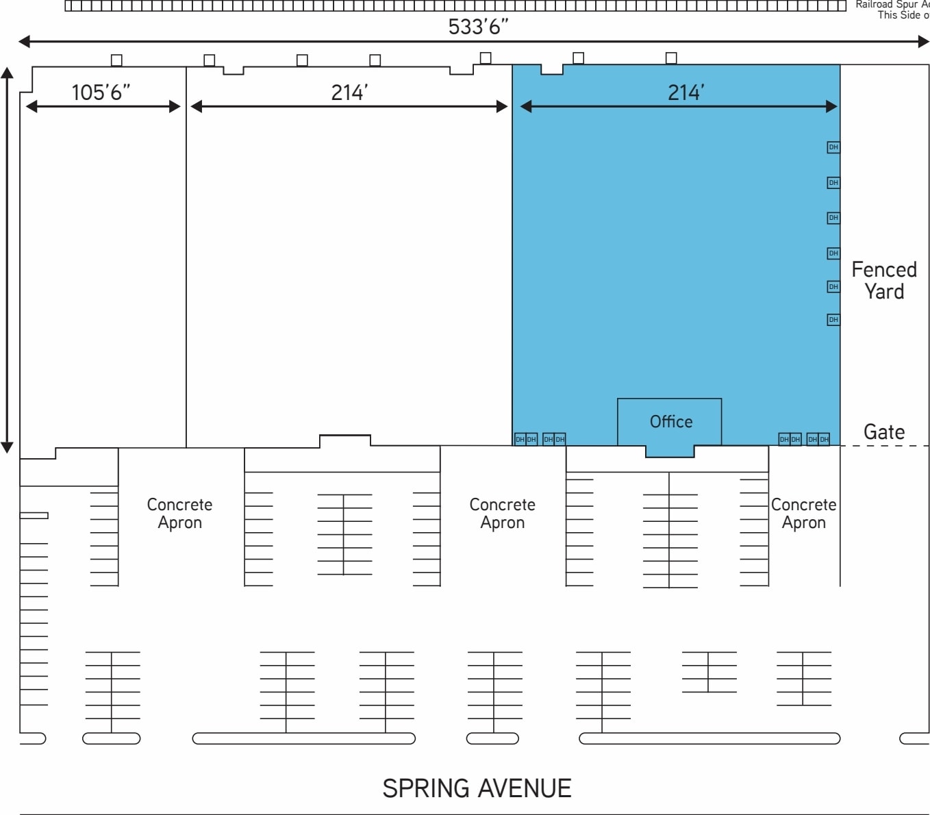 15160-15304 Spring Ave, Santa Fe Springs, CA for lease Floor Plan- Image 1 of 1