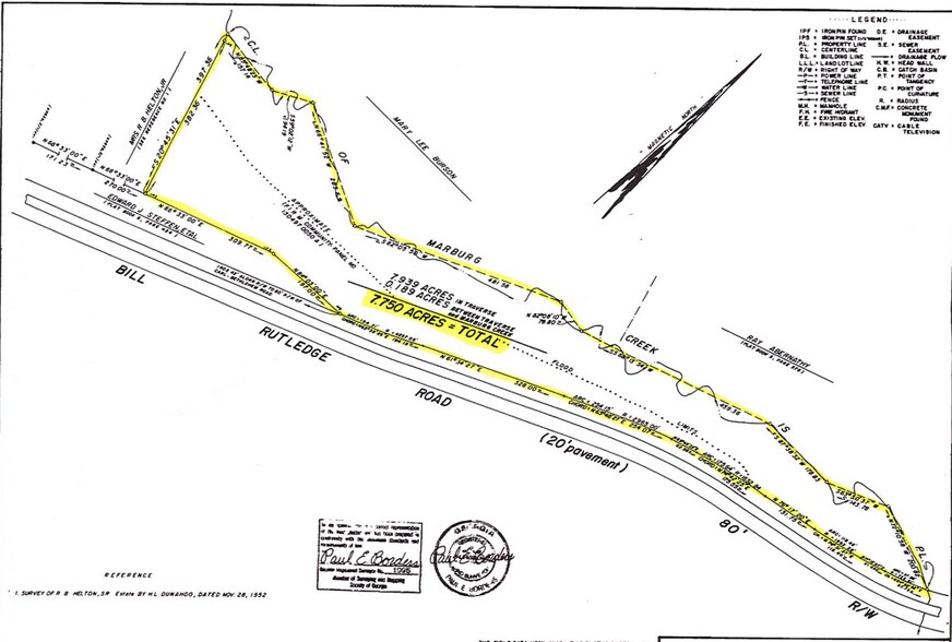 0 Bill Rutledge, Winder, GA 30680 7.75 Acres Potential Commercial