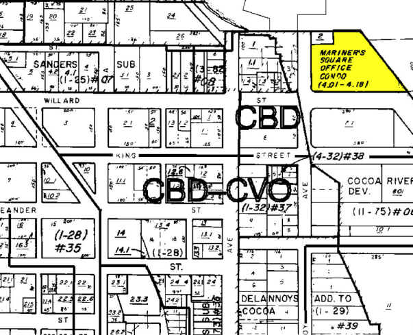 96 Willard St, Cocoa, FL for sale - Plat Map - Image 1 of 1