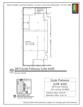 2875 Eyde Pky, East Lansing, MI for lease Floor Plan- Image 1 of 1
