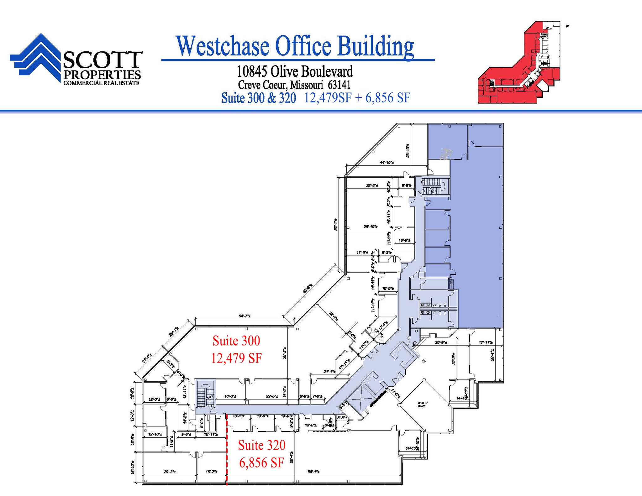 10845 Olive Blvd, Creve Coeur, MO for lease Interior Photo- Image 1 of 1