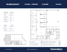 45 Broadway, New York, NY for lease Floor Plan- Image 1 of 8