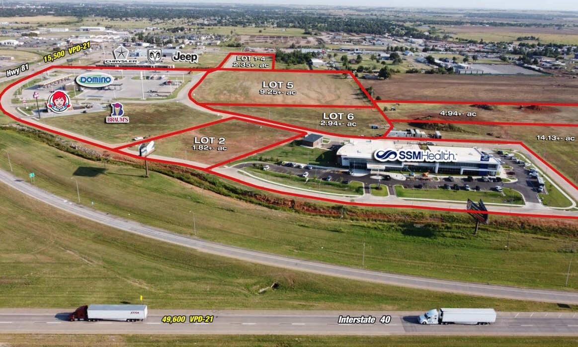 NEQ I-40 & HWY 81, El Reno, OK for lease Building Photo- Image 1 of 5