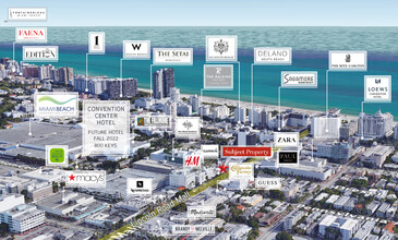 509 Lincoln Rd, Miami Beach, FL - aerial  map view