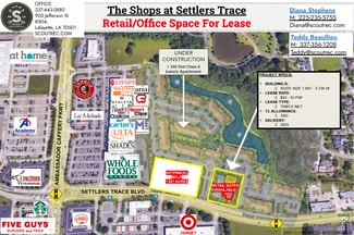 More details for 530 Settlers Trace blvd, Lafayette, LA - Retail for Lease