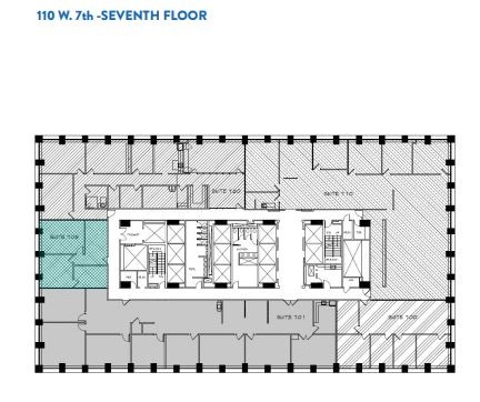 110 W 7th St S, Tulsa, OK for lease Floor Plan- Image 1 of 9