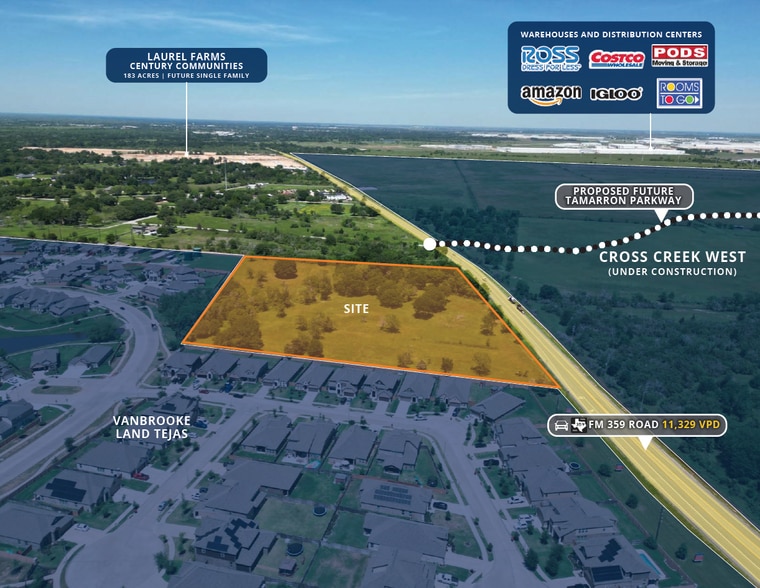 Farm to Market 359, Brookshire, TX for sale - Building Photo - Image 2 of 3