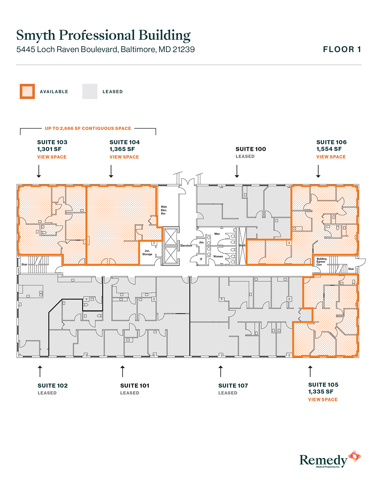 5445-5601 Loch Raven Blvd, Baltimore, MD for lease Floor Plan- Image 1 of 4