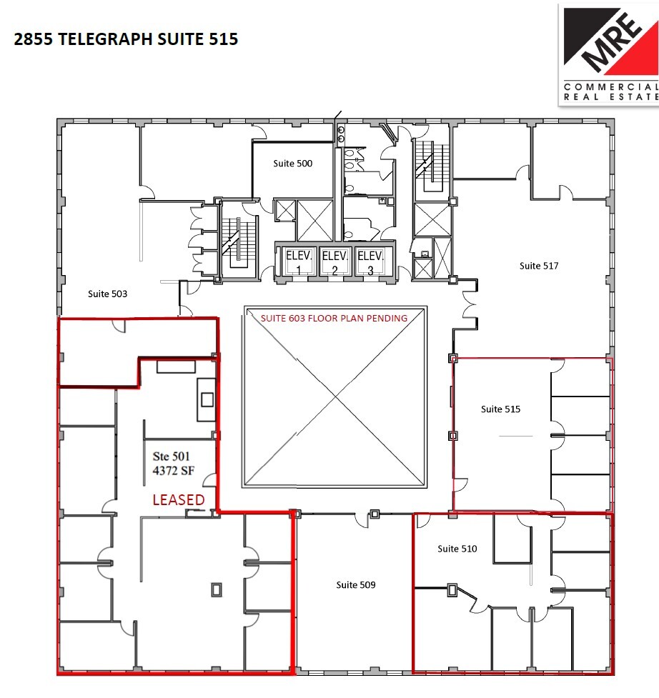 2855 Telegraph Ave, Berkeley, CA for lease Floor Plan- Image 1 of 1