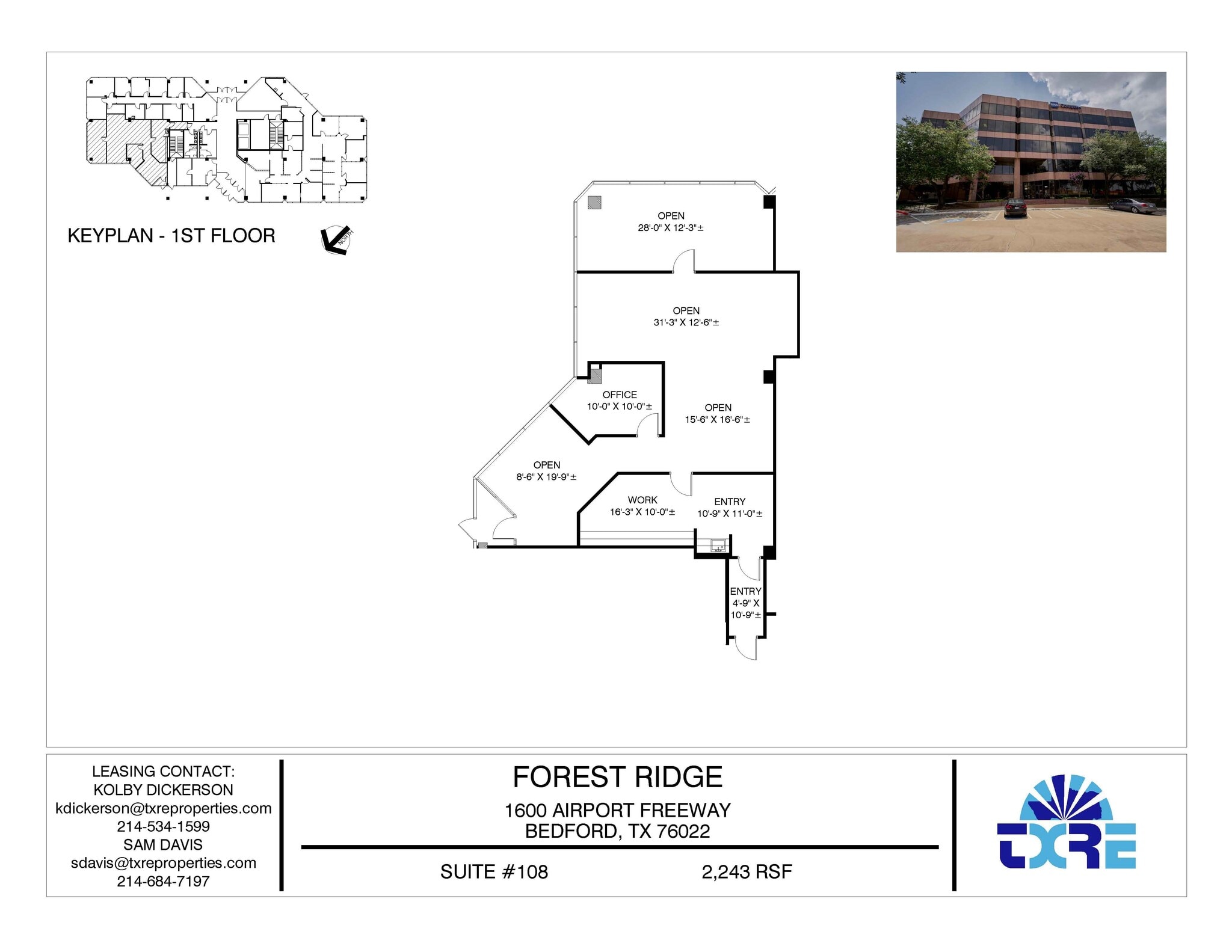 1600 Airport Fwy, Bedford, TX for lease Floor Plan- Image 1 of 1
