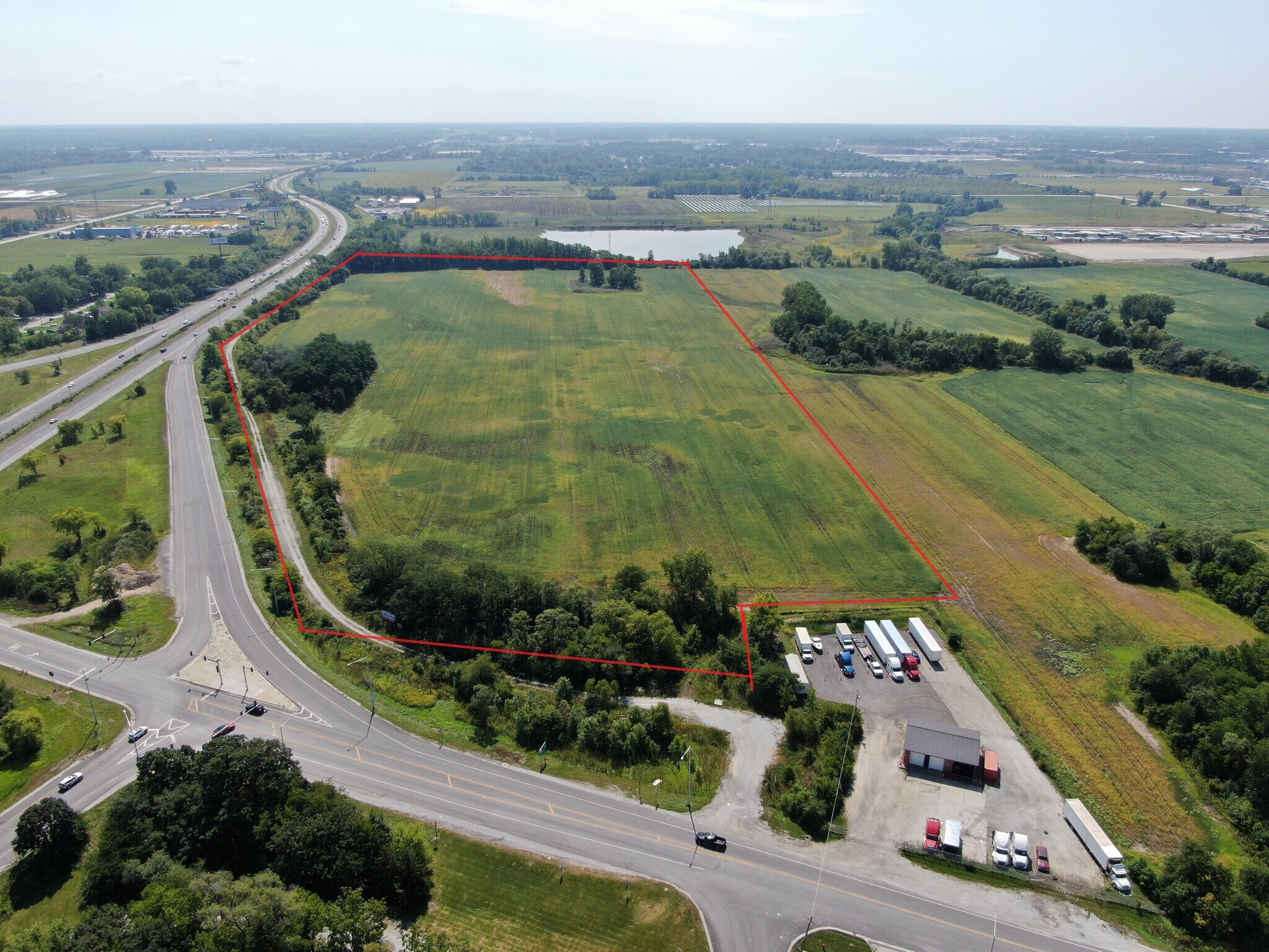 136 S Campbell Ave, Glenwood, IL for sale Aerial- Image 1 of 1