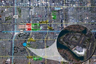 2266 S Dobson Rd, Mesa, AZ - AERIAL  map view