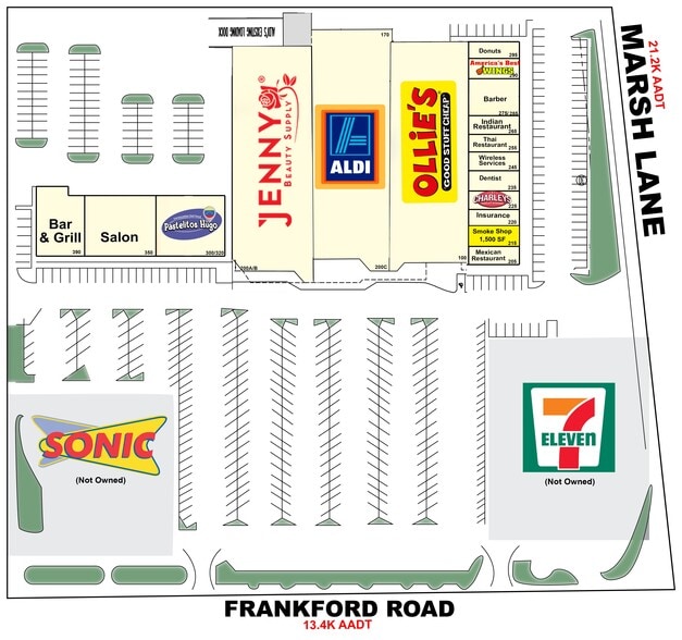 3628-3636 Frankford Rd, Dallas, TX for lease - Building Photo - Image 2 of 10