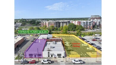 618 E Ramseur St, Durham, NC - AERIAL  map view - Image1